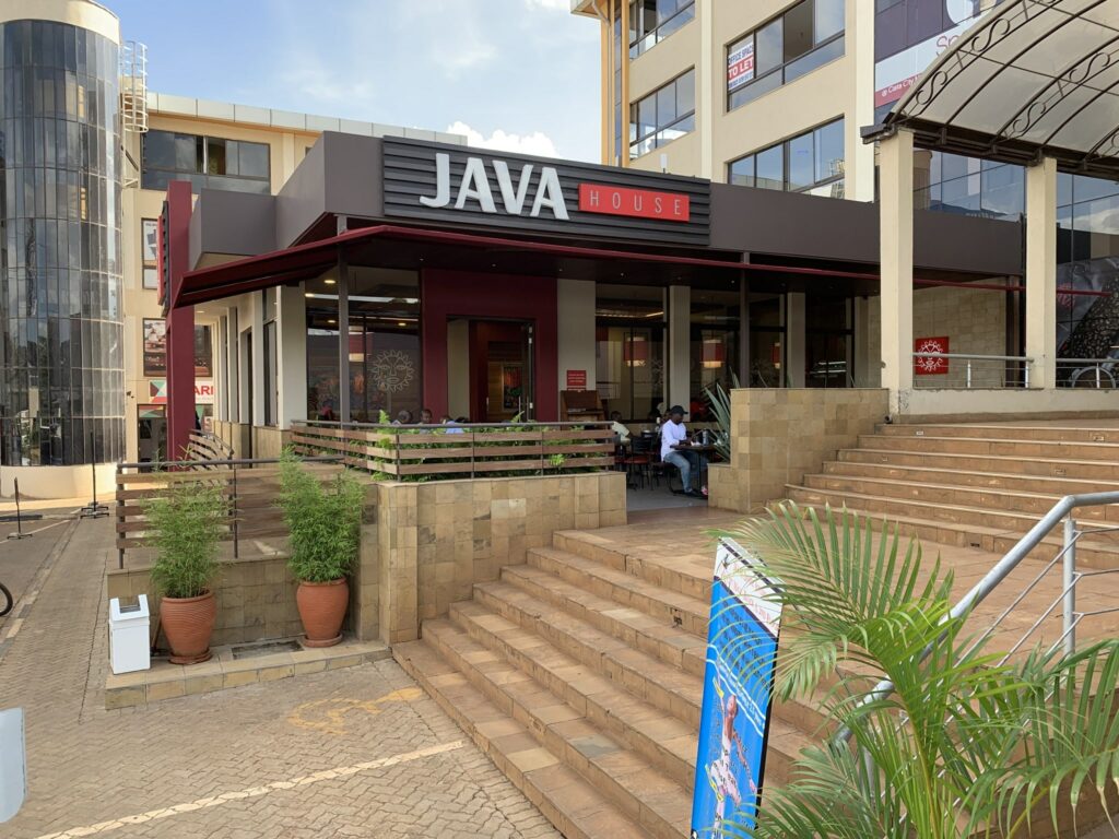 Arbeiten in Nairobi im Java Coffeehouse - hier Ciata Mall